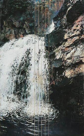 Akseli Gallen-Kallela Mantykoski Waterfall china oil painting image